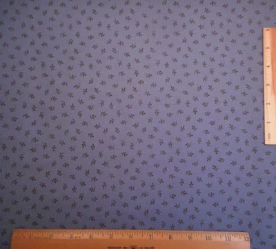 Civil War Reproduction Fabric 3 Yard Dusty Blue 108" Wide Quilt Backing Cotton - Image 1 of 2