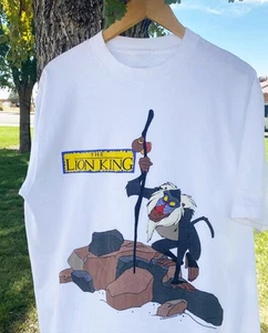 NUEVA Camiseta Disney Los Reyes León Rafiki Reimpresión Talla S-5XL - Imagen 1 de 3