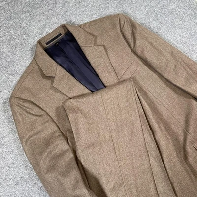 J Crew Ludlow Suit Mens 38S 31x26 Brown Wool Two Button Vitale Barberis Canonico - Image 1 of 4