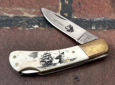 Vintage PARKER CUT CO The Husky AÇO CIRÚRGICO JAPÃO - Imagem 1 de 4