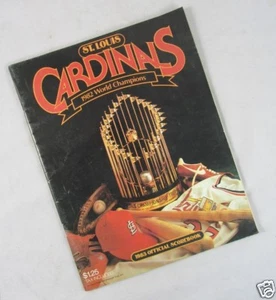 St Louis Cardinals MLB 1983 Official Scorebook Program Souvenir Booklet Original - Picture 1 of 4