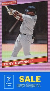 2020 Donruss Holo Stripe #218 Tony Gwynn