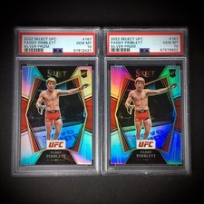 2 Paddy Baddy Pimblett 2022 Select UFC Silver Prizm #167 PSA 10 RC Rookie Card