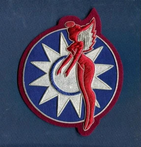 Bullion AVG 3rd HELLS ANGELS Flying Tigers 6" Star AAC USAF CBI Squadron Patch - Picture 1 of 1