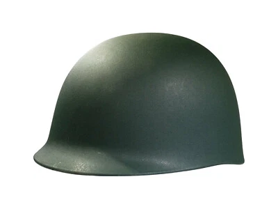 NICKY BIGS NOVELTIES Adult WW2 Army M1 Helmet Costume Replica Hat Soldier Military War Reenactment
