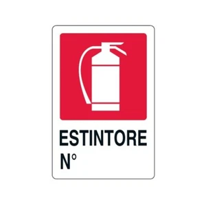Cartello estintore 30x20 cm - Foto 1 di 1