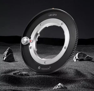 YEENON LM-GFX Adapter - Leica M Mount Lens to Fujifilm GFX 50S 100S Camera - Picture 1 of 8