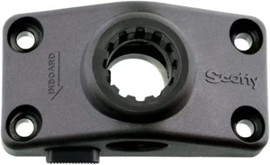 Scotty #241L-BK Locking Side Deck Mounting Bracket, Black, Small - Picture 1 of 12
