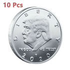 10 pièces pièce de monnaie Donald Trump 2020 objets de collection plaqué président aigle États-Unis