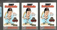 Lot (3) 2007 Pocket Schedule Justin Morneau Rock Cats New Britain (S53) TPD34