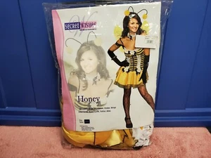 Secret Wishes Honey Bee Sexy Halloween Costume Womens Size Small 2-6 Cosplay NIP - Picture 1 of 7