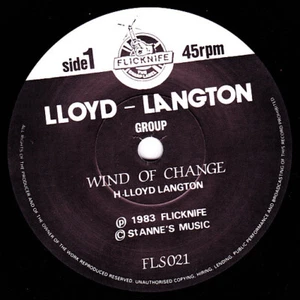 H. LLOYD LANGTON GROUP 45 RPM UK IMPORT Wind of Change / Outside the Law - Picture 1 of 1