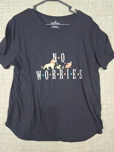 The Loin King Disney T shirt Black Kids 3XL Short Sleeve - Picture 1 of 9