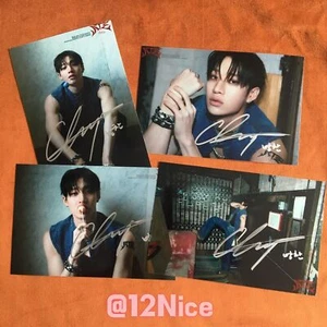 Stray Kids SKZ Bang Chan Photo ATE Autographed Signed Collection 4*6 2024V #Nice - Picture 1 of 9