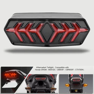 For Honda GROM CBR650F MSX125 LED Tail Running Brake Light Dynamic Turn Signal - Picture 1 of 11
