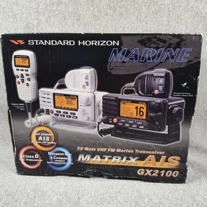 Standard Horizon Matrix AIS GX2100 25W VHF Marine Transceiver Radio Class D DSC - Picture 1 of 15