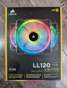 Corsair LL120 RGB Dual Light Loop 3x120mm LED PWM Gehäuselüfter (CO-9050072-WW) - Bild 1 von 2