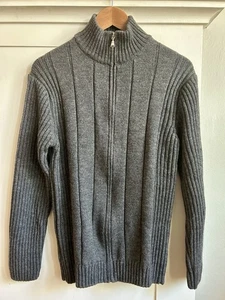 Cárdigan Suéter Emozioni Uomo Merino Will Cremallera Completa Hecho en Italia Para Hombres Grande - Imagen 1 de 6