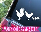 Chicken Rooster Chick Farm Family Car Planner Tumbler Vinyl Decal Sticker