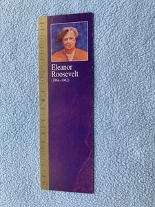 1991 American Women Celebration Bookmark Eleanor Roosevelt Activist Freline - Picture 1 of 2