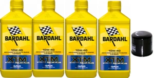 BARDAHL XTM 10W40 Olio 4 Litri + FILTRO HONDA TRANSALP 700 2010 20122 2012 2013 - Imagen 1 de 1