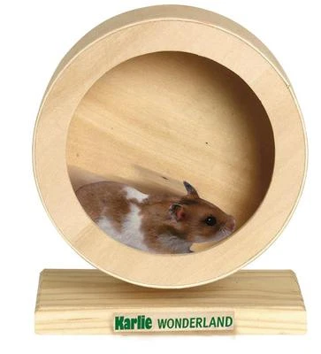 * WONDERLAND Bogie Wheel Holz Laufrad - ø 15 cm z.B. für Hamster, Mäuse  84197 - Bild 1 von 3