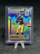 2022 Donruss Optic Fire Emoji Kenny Pickett Rated Rookie RC SSP Steelers