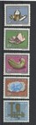 Schweiz MiNr 714-718 postfrisch - Pro Patria 1960 - Mineralien und Versteinerung