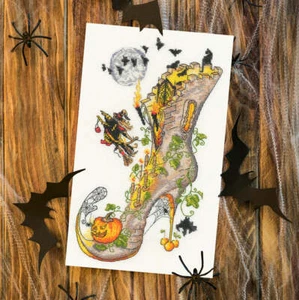 Bothy Threads Counted Cross Stitch Kit All Hallows' Party XSK14 - Picture 1 of 4