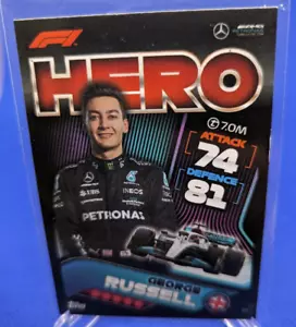 2022 Topps Formula 1 F1 Turbo Attax - #25 George Russell HERO - Picture 1 of 2