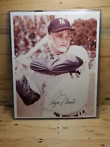 Roger Maris Signed Autographed Photo In Stay Flat Top Loader T892 - Picture 1 of 6