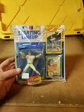 1990 Jim Abbott California Angels Ext Starting Lineup in pkg w/ 2 baseball cards