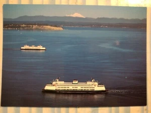 PHOTO POST CARD WA STATE FERRIES MUKILTEO CLINTON WA - Picture 1 of 12