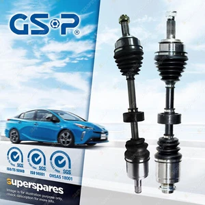 GSP Front LH + RH CV Joint Drive Shafts for Honda Odyssey RB1 2.4L K24A6 118KW - Picture 1 of 2