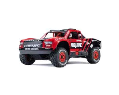Arrma Mojave Grom MEGA 4WD 380 Brushed 1/18 Electric Desert Truck RTR Red/Black - Image 1 of 4