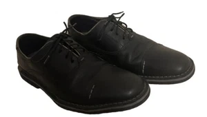 Steve Madden Men's 9.5 Black Harpoon Lernerr Leather Oxford Shoes - Picture 1 of 15