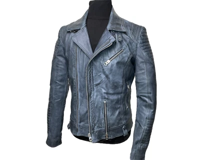 GIACCA GIUBBINO GIUBBOTTO IN DI PELLE UOMO ART U0376 Tg. DISPONIBILI DA 46 a 58 Foto 1 de 4