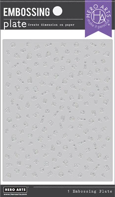 Hero Arts Alphabet Embossing Plate  : December 2023 Collection - Image 1 of 3