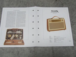 Schaltplan für Röhrenkofferradio Radio Grundig Drucktasten Boy 58 Rundfunkmuseum - Bild 1 von 1