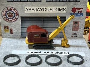 Lesney Matchbox Major Pack  Ruston Bucyrus 22-RB Shovel #4 Grey (TRACKS ONLY) - Picture 1 of 3