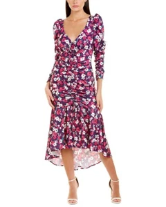FOR LOVE & LEMONS (XS ) HALLIE FUSCHIA MIDI DRESS NWT MSRP$260 - Picture 1 of 9
