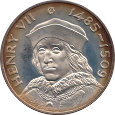 Silver Proof Coins Kings and Queens of England Series .925 Henry VII 1485-1509