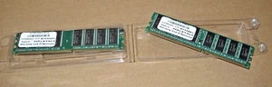 Two (2) - 512M & 256M DDR DIMMs**USED** - Afbeelding 1 van 9
