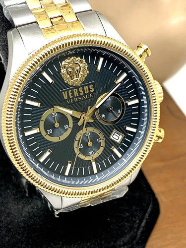 Orologio Uomo Versus by Versace VSP970221 Quarzo Cronografo Acciaio Bicolore