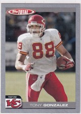 2004 Topps Total #208 Tony Gonzalez Silver NM
