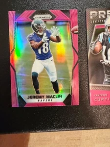 2017 Panini Prizm Pink Parallel Card Baltimore Ravens Jeremy Maclin #152 - Bild 1 von 1