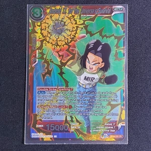 Casi nuevo-como nuevo DBS Masters Android 17, para la supervivencia del universo - BT16-008 - SR - Imagen 1 de 2