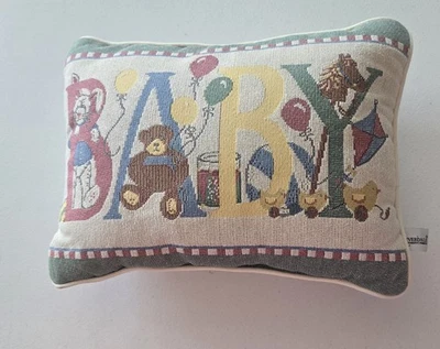 Винтажный детский гобелен с надписью Riverdale Baby акцент на подушку (B) - Изображение 1 из 4