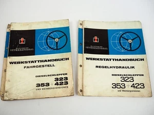 IHC 323 353 423 und V Weinberg Werkstatthandbuch Fahrgestell Regelhydraulik 1970 - Bild 1 von 4