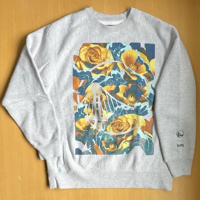Moletom Golden State Warriors L The Wild Collective City Edition floral - Imagem 1 de 4
